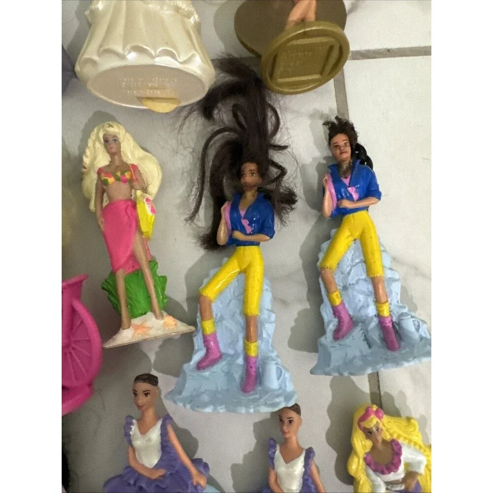 Vintage McDonalds Happy Meal Barbie Toy Lot 90s Mattel Figures Pieces 43 Pieces